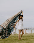 Let It Be' Woven Picnic Rug / Throw