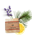 Eves Garden Cold Process Soap Bar | Lemongrass, Lavender & Pine Natural Handcrafted Soap | Vegan, Plastic-Free Skincare | 3 Styles Available
