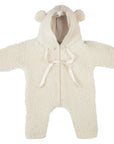 Baby/Kid Virgin Wool Overall - White