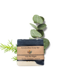 Into the Night Soap Bar | Tea Tree, Eucalyptus & Charcoal Natural Handcrafted Soap | Vegan, Plastic-Free Skincare | 3 Styles Available