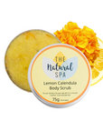 Lemon Calendula Body Scrub | Natural Exfoliating Sugar Scrub for Smooth, Glowing Skin | Vegan, Plastic-Free Skincare | 2 Size Options