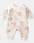 The Cozy Pink Boucle Baby Bear & Strawberry Personalised Gift Box