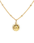 Shine Bright Gold Sun Necklace