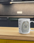 Cream Chow Chow Mug – "Every Sip You Take, I’ll Be Watching You"