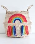 Vivid rainbow basket - Large
