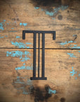Black 5" or 12" Art Deco Metal Lettering A-Z 0-9