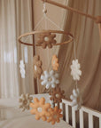 Handmade Flowers baby mobile-2