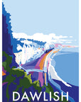 Dawlish Vintage Seaside Travel Poster