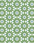 Luxury Luz green and turquoise porcelain tile, premium hex arabesque pattern, slip-resistant indoor outdoor flooring by Maria Starling Design at brixbailey.com