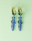 Belfast Big Fish Hoop Earrings