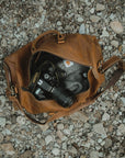 The Dagny Large Leather Weekender Bag