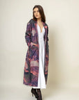 Amelia printed trench coat, stylish premium outerwear, luxury best-selling womenswear by Bethikal at brixbailey.com