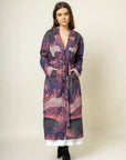 Amelia printed trench coat, stylish luxury womenswear, premium best-selling fashion by Bethikal at brixbailey.com