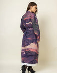 Amelia printed trench coat, stylish luxury womenswear, premium best-selling outerwear by Bethikal at brixbailey.com