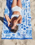 XL Grecian Shores Beach Towel