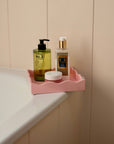 Square Allegra Tray in Pink