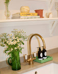 Square Allegra Tray in Green