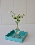 Square Allegra Tray in Blue
