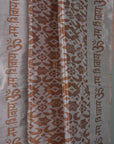 OM Namah Shivay Handwoven Silk Shawl-4