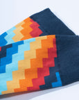 Colorful Checkers Socks, premium cotton blend rainbow socks, stylish and comfortable, EU 37-42 UK 4-8 by Body and I at brixbailey.com