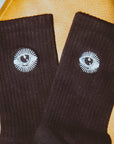 Star Gazer Embroidered Socks