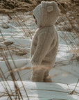 Baby/Kid Virgin Wool Overall - White