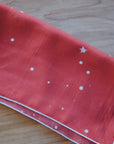 Red Stardust Silk Scarf
