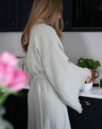 The Matcha Cloud Organic Cotton Robe: Long