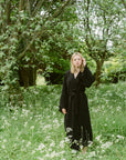 The Midnight Cloud Organic Cotton Robe: Long