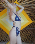 Vega String Bikini in Blue Copernicus