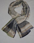 Hand woven cotton scarves-2