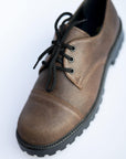Dark Brown Widgets – Stylish & Durable Leather Shoes by Samelin at www.brixbailey.com