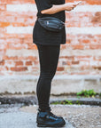 Leather Bum Bag No. 22 - Black
