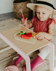 Children's Small Wooden Farm Table Desk