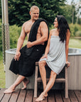 Spa Wrap for Men Bamboo Terry Fabric
