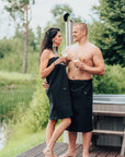 Spa Wrap for Men - Cotton Waffle