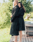 Unisex Hooded Bathrobe - Bamboo Terry