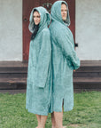 Bamboo Terry Poncho for Lounging and Drying Off