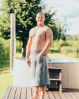 Spa Wrap for Men - Cotton Terry