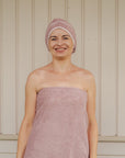 Cotton Terry Hair Wrap for Women