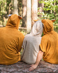 Short-Sleeve Poncho TEDDY - Bamboo Terry