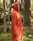 Short-Sleeve Poncho FOX - Bamboo Terry