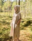 Short-Sleeve Poncho TEDDY - Bamboo Terry