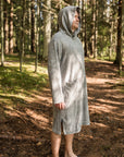 Bamboo Terry Poncho with Hood and Pockets