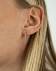 Hoop Pearl Earrings