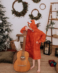Long-Sleeve Poncho FOX - For KIDS (Size 122-150)