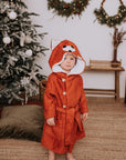 Bamboo Terry Bathrobe FOX - For TODDLERS (Size 82/86-116)