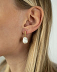 Baroque Bar Pearl Earrings