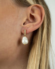 Baroque Bar Pearl Earrings