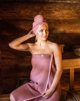 Hair Wrap for Women - Cotton Waffle